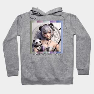 Patchwork Panda Girls Hoodie